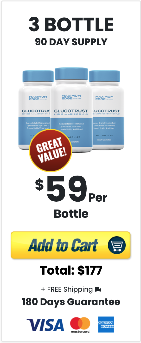 Glucotrus - 3 Bottles